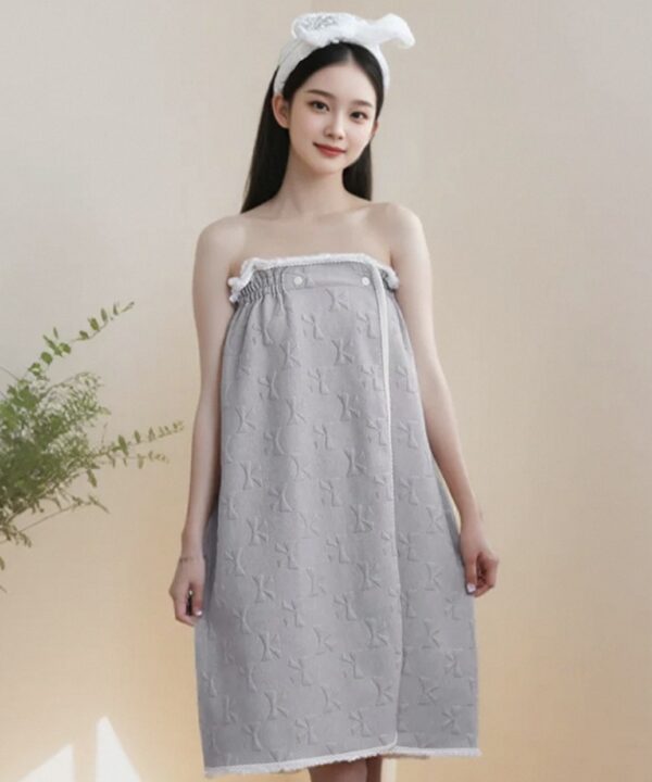 Váy spa quấn ngực cotton