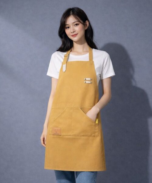 Tạp dề yếm cotton cao cấp