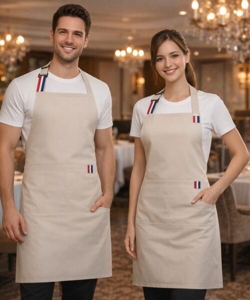 Tạp dề polyester dáng dài