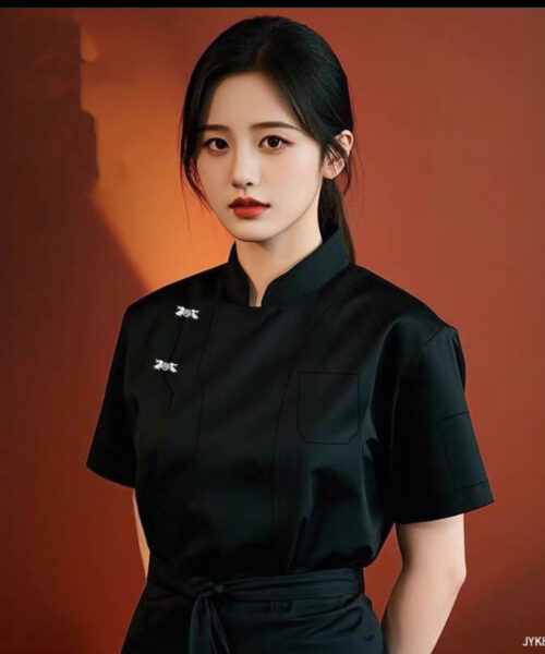 Áo cổ trụ túi ngực