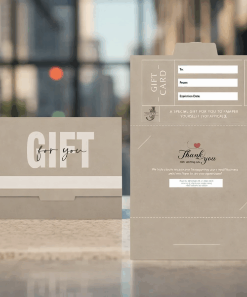 Gift Voucher Spa Tông Nâu Be – Phiếu Quà Tặng Spa Thanh Lịch