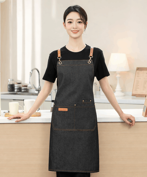 Tạp dề yếm vai nail spa