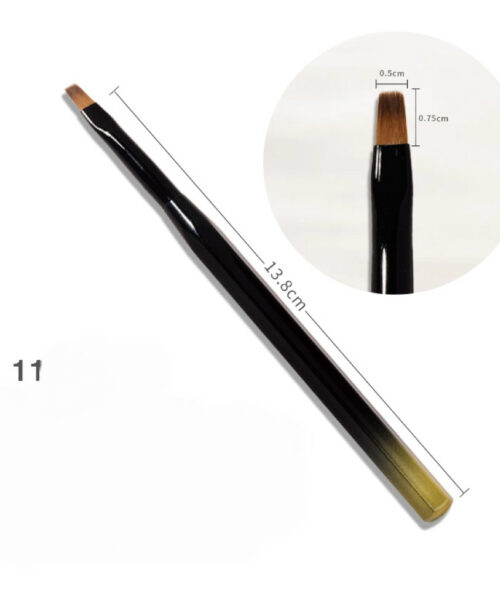 12 bộ bút bằng ánh sáng làm móng, bộ đầy đủ bút vẽ gradient