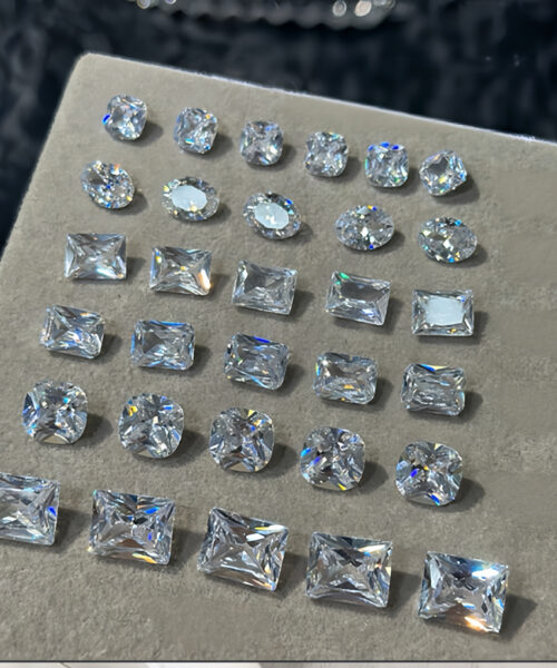 Đá pha lê trắng cao cấp lấp lánh