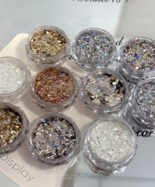 Nhũ ánh kim trang trí nails siêu sáng