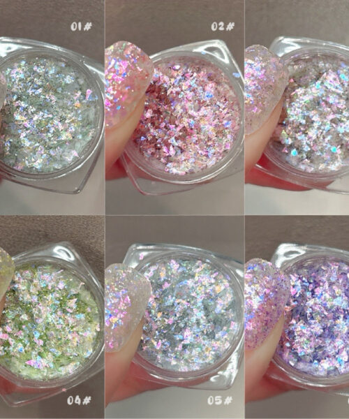 Nhũ khổng tước trang trí nails cao cấp