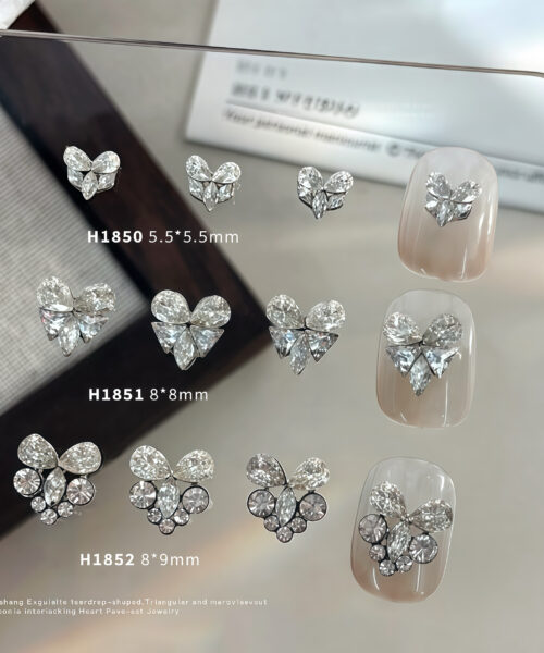 Charm Trái Tim Zircon Đính Đá Cao Cấp