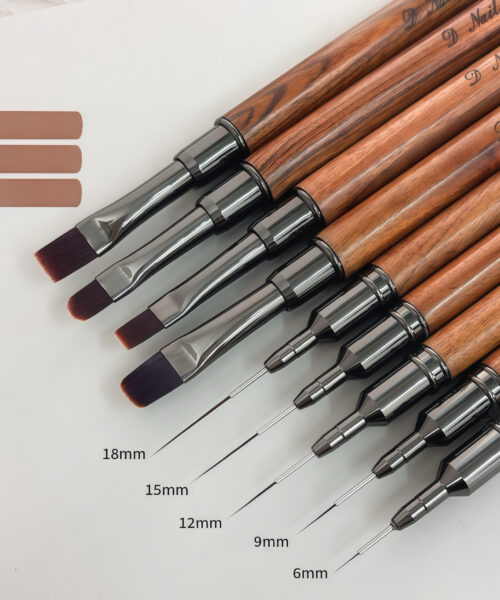Bộ Cọ Vẽ Nail Gỗ Đàn Hương Cao Cấp