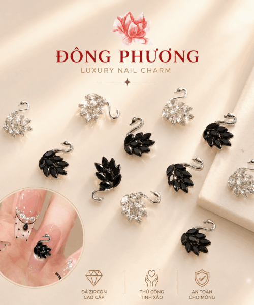 Đá pha lê thiên nga đen cao cấp