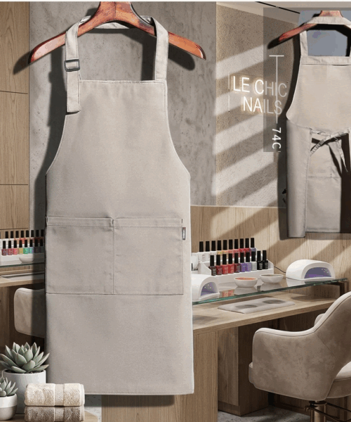 Tạp dề nail cao cấp nhiều túi