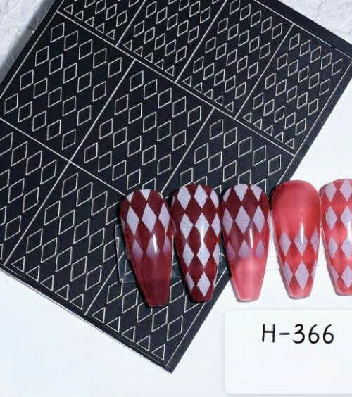 Sticker nail họa tiết mix