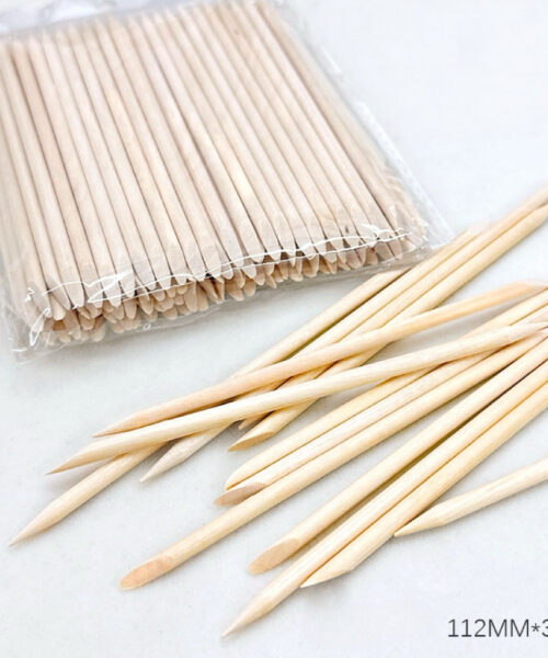 Que gỗ cam làm nail – que vệ sinh và đẩy da móng