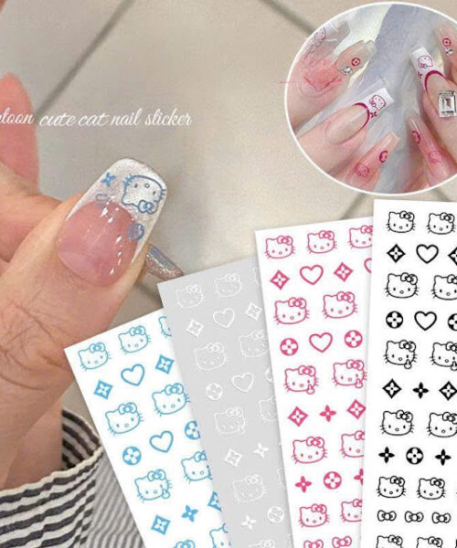 Sticker nail ngôi sao ánh kim