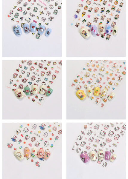 Charm nail Hello Kitty siêu mỏng