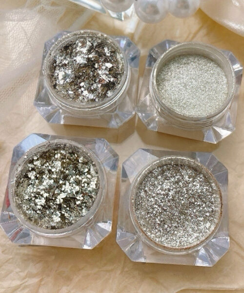 Bột nhũ nail galaxy ánh bạc