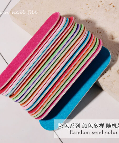 Bộ dụng cụ làm móng gồm dũa móng gỗ siêu mỏng