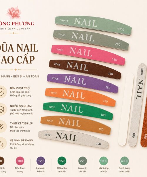 Dũa móng tay bộ dụng cụ làm móng
