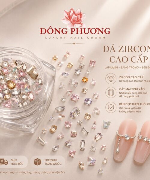 Đá đính pha lê kim cương các màu