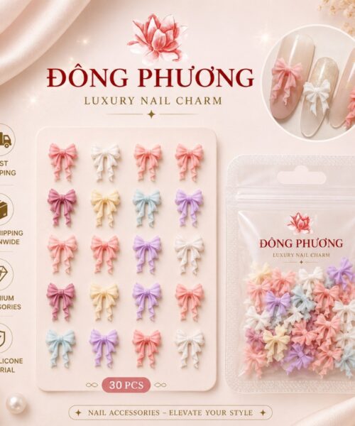 Charm Nail Nơ Mềm Hot Trend