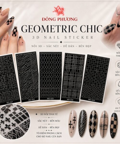 Sticker nail họa tiết mix