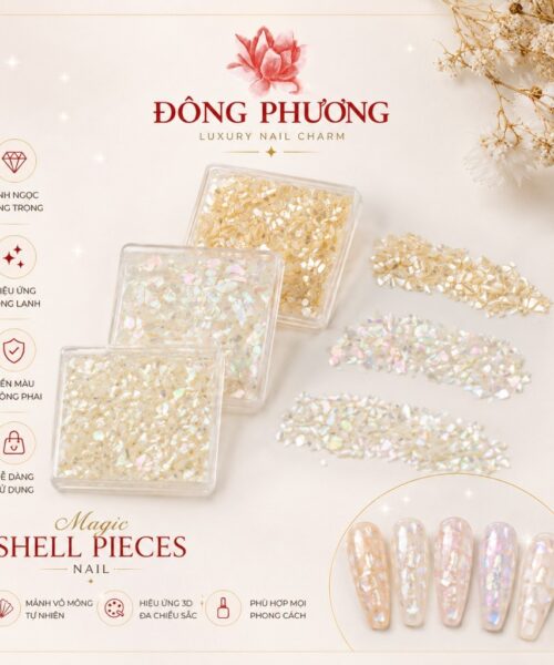Xà cừ ẩn gel trang trí nails cao cấp