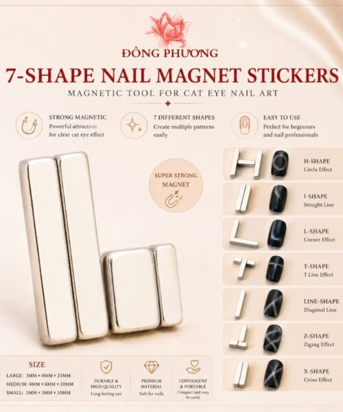 Bộ dụng cụ nam châm mắt mèo mini