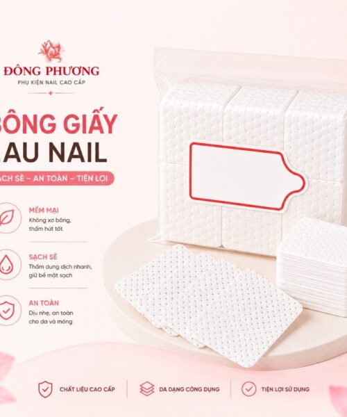 Khăn Lau Cổ Chai Keo & Tẩy Móng