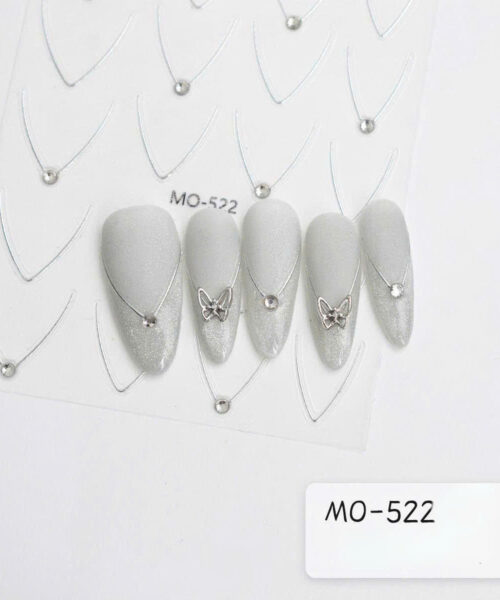 Sticker nail 3D sao kim cương