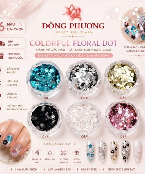 Nhũ Kim Tuyến Siêu Sáng Trang Trí Nail Cao Cấp Đông Phương – Nail Art Lấp Lánh, Phụ Kiện Làm Món